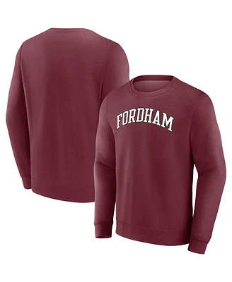 Fanatics Men's Maroon Fordham Rams Short Name Pullover Sweatshirt