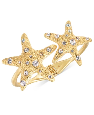 I.n.c. International Concepts Crystal Starfish Cuff Bracelet, Exclusively at Macy's