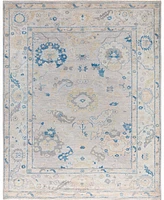 Adorn Hand Woven Rugs Colorful Oushak M1945 8'1''x10'1'' Area Rug
