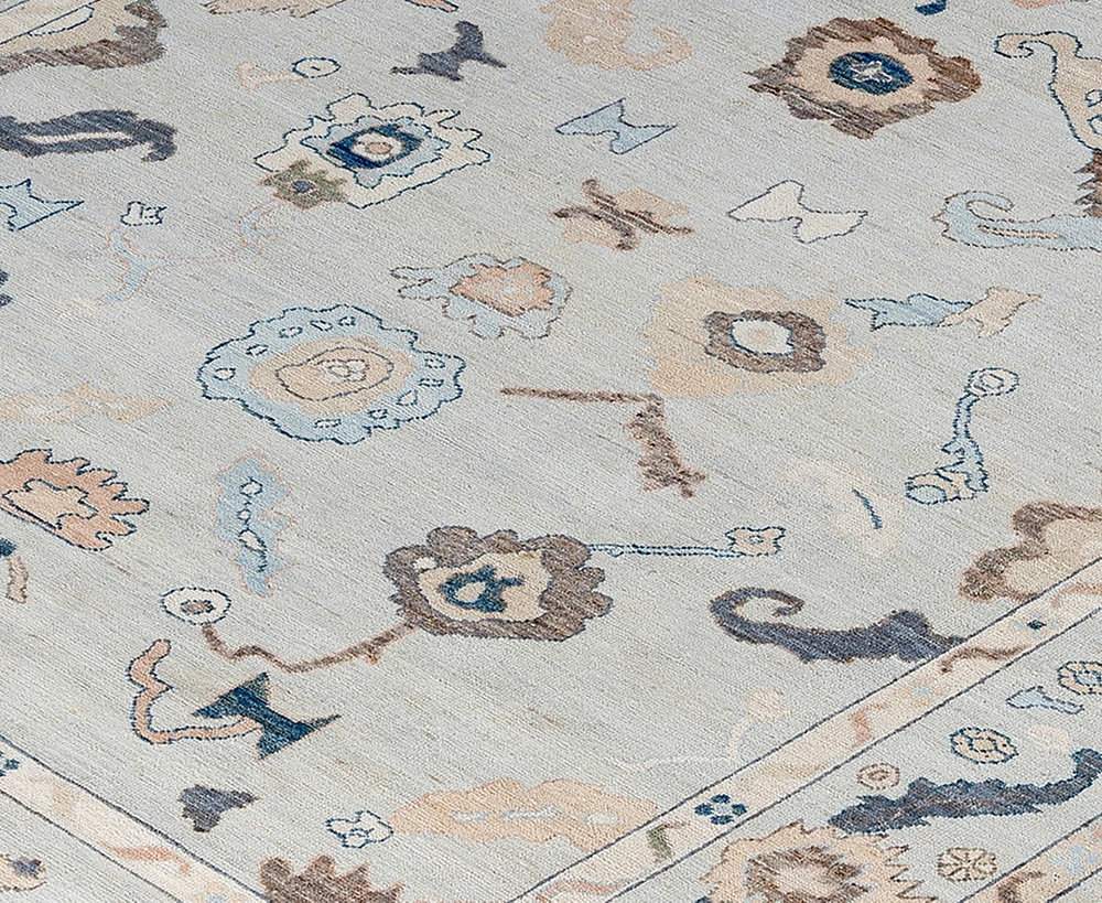 Adorn Hand Woven Rugs Colorful Oushak M1945 8'2''x10'3'' Area Rug