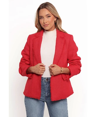 Petal and Pup Women's Simona Single Button Twill Blazer