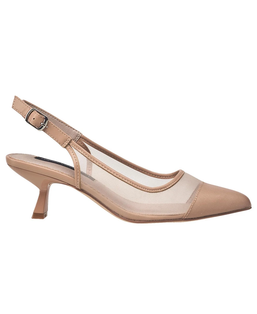 French Connection Women's Cuba Mesh Slingback