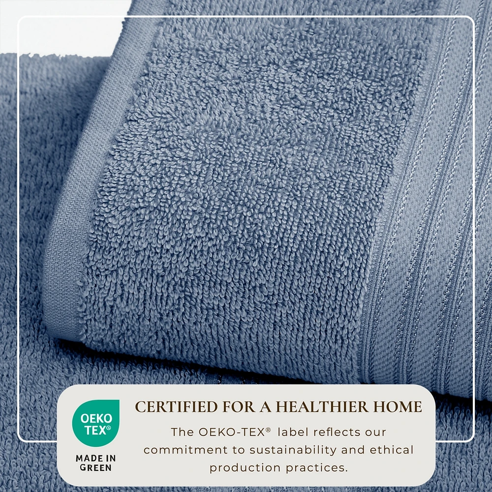 Linery & Co. Quick-Drying Cotton 6-Piece Hand Towel Set