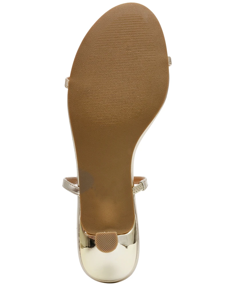 Dv Dolce Vita Women's Darcee Slip-On Kitten-Heel Dress Sandals