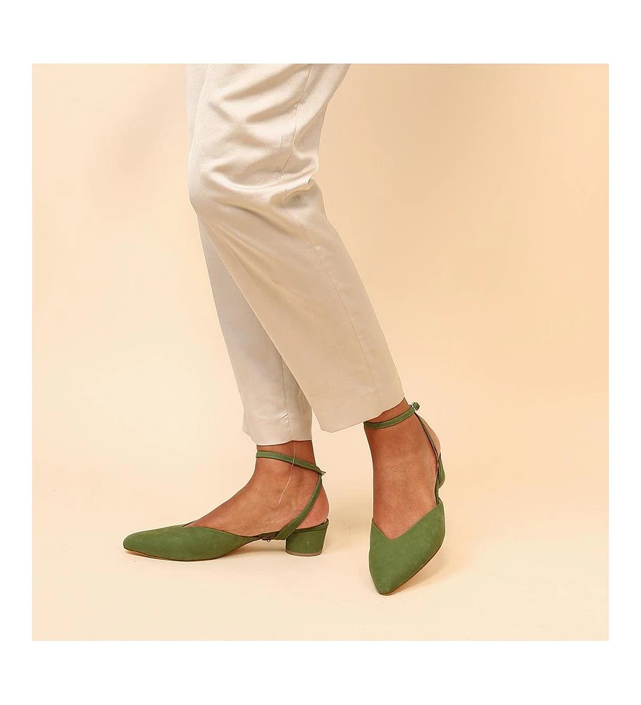 Alterre Women's Moss Marilyn Customizable V Slides