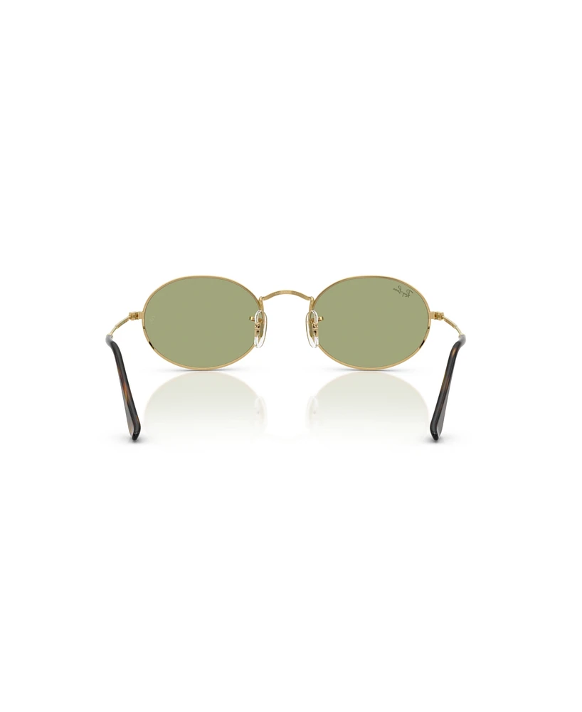 Ray-Ban Unisex Oval Metal Sunglasses, RB3547