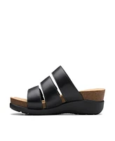 Clarks Collection Women's Calenne Lily Wedge Sandals