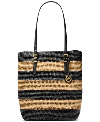 Michael Kors Quinn Large North South Woven Tote