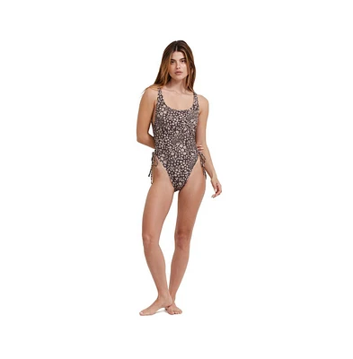 Flirtt Gottex Women's Bella Flora Scoop Neck One Piece Swimsuit