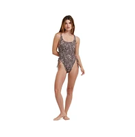 Flirtt Gottex Women's Bella Flora Scoop Neck One Piece Swimsuit