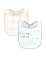 Hudson Baby Infant Cotton Bib and Sock Set 8pk, Modern Safari Animals, One Size