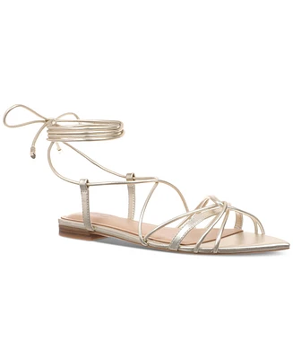 I.n.c. International Concepts Women's Kharmaa Lace-up Flat Sandals, Exclusively at Macy's