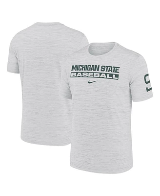 Nike Men's Michigan State Spartans Velocity Baseball Wordmark Stack Performance T-Shirt