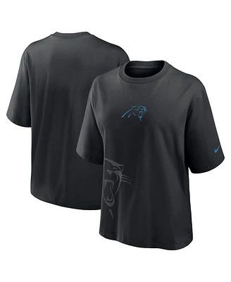 Nike Women's Black Carolina Panthers Boxy T-Shirt
