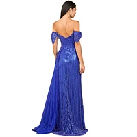 Lara Women's Off Shoulder Fitted Gown