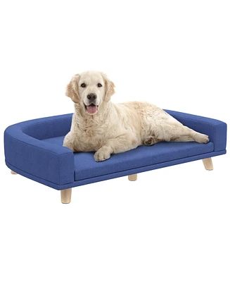 PawHut Dog Sofa Couch with Washable Cushion for Large Dogs, Cats,