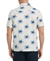 Cubavera Men's Palm Tree Print Short-Sleeve Button-Down Shirt