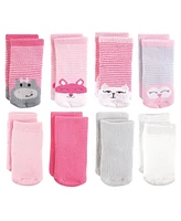 Luvable Friends Baby Boys Cotton Rich Terry Socks -Pack