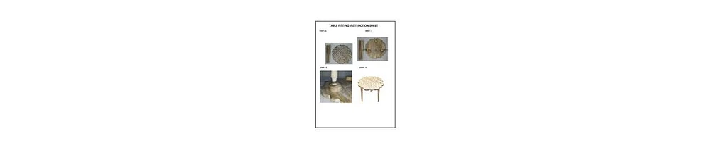 Mango Wood Side Table – Handcrafted Floral Carved Top & Sturdy Tripod Base
