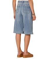 Democracy Women's "Ab"solution High-Rise Denim Bermuda Shorts