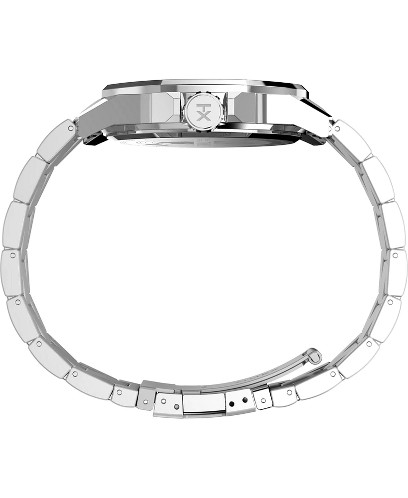 Timex Men's Analog Black Stainless Steel Watch