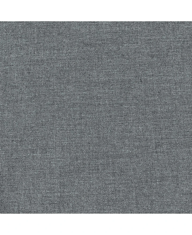 [Set of 2] Contemporary Minimalist Gray Wicker Rocking Chair
