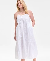 On 34th Women's Eyelet Midi Dress, Exclusively at Macy's