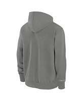 Nike Men's Charcoal Colorado Rockies Authentic Collection Travel Performance Full-Zip Hoodie