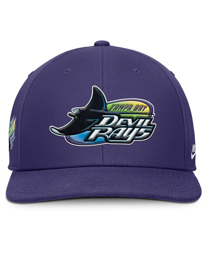 Nike Men's Purple Tampa Bay Rays Pro Performance Snapback Hat