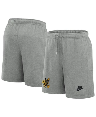 Nike Men's Heather Gray Iowa Hawkeyes Legacy Fleece Essential Shorts
