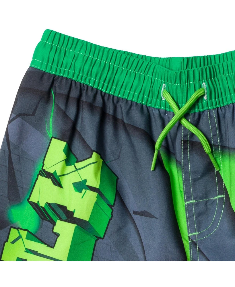Avengers Boys Spidey and His Amazing Friends Upf 50+ Swim Trunks to