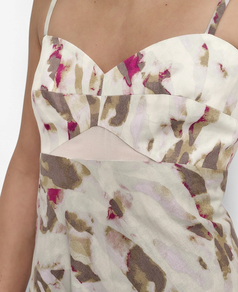 Dkny Women's Sweetheart-Neck Inset Empire-Waist Dress