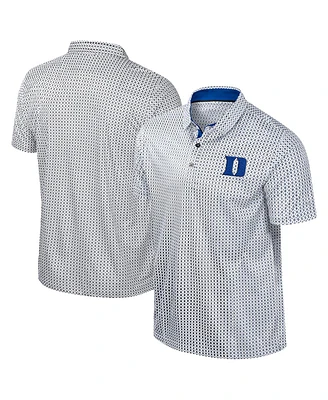 Colosseum Men's Black Duke Blue Devils Big Tall Marty Rival Polo Shirt