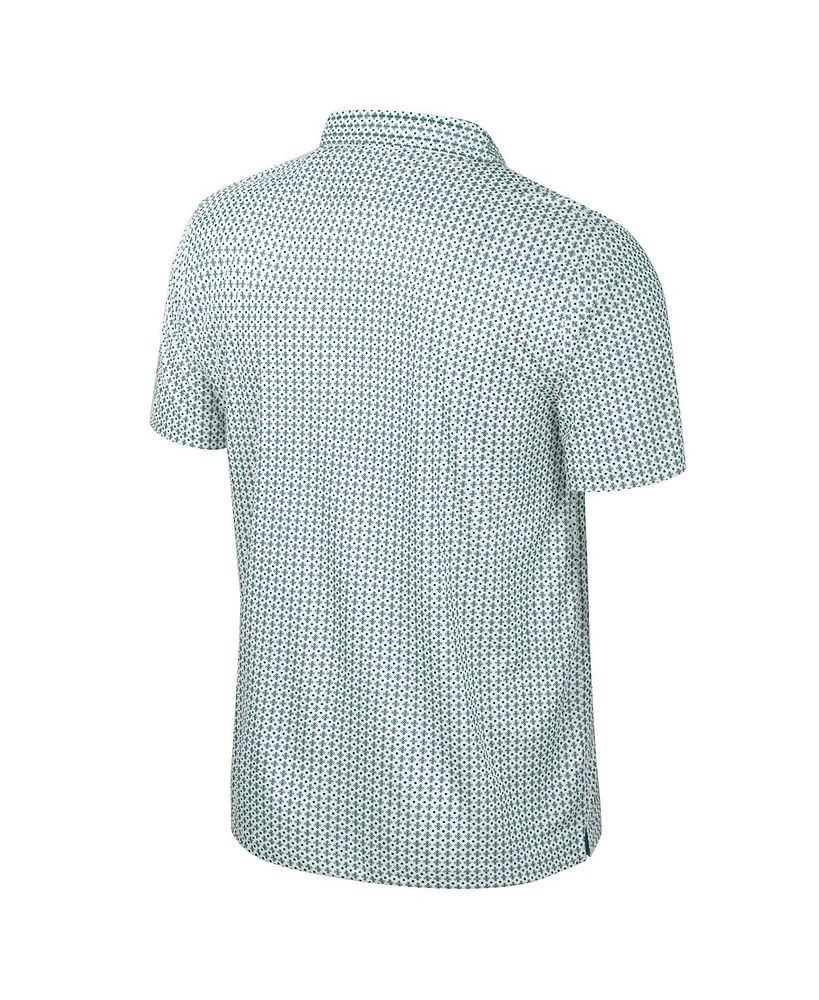 Colosseum Men's Green Michigan State Spartans Big Tall Marty Rival Polo Shirt