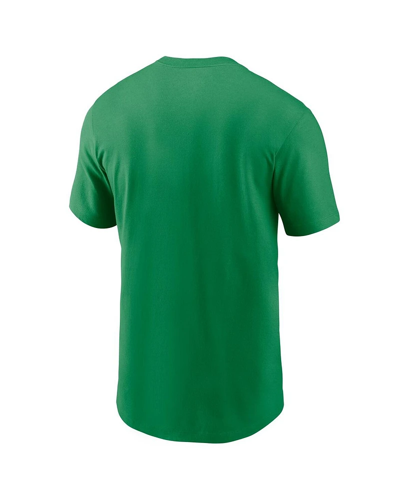 Nike Men's Green Oregon Ducks Baseball Wordmark T-Shirt