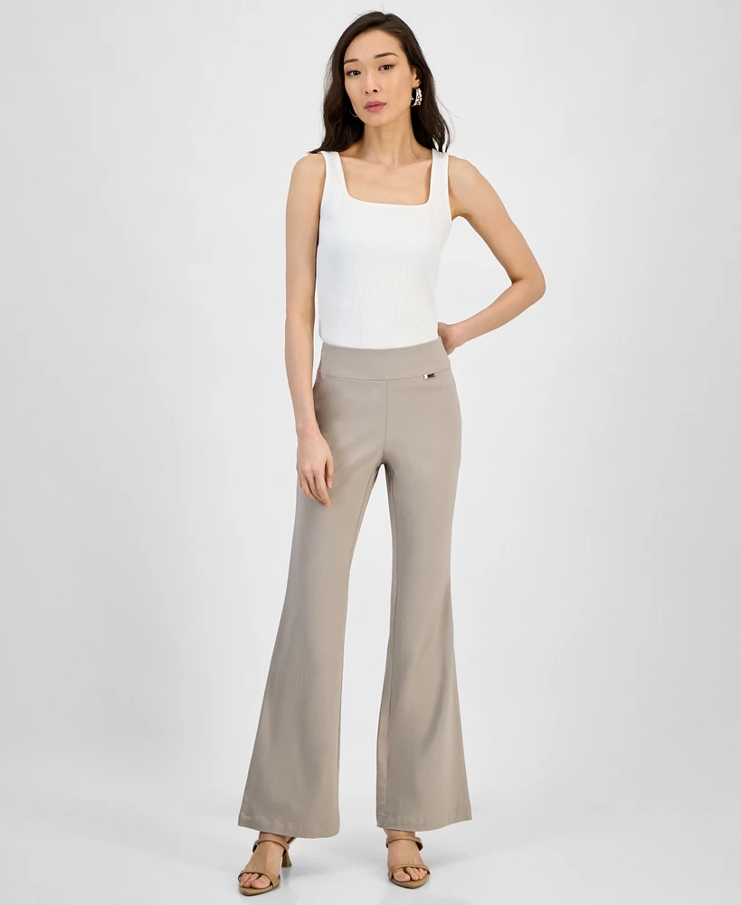 I.n.c. International Concepts Women's Flared-Leg Pull-On Pants, Exclusively at Macy's