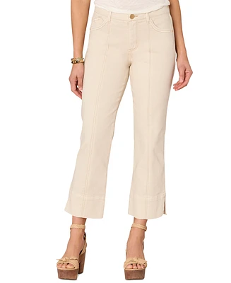 Democracy Petite "Ab"solution High-Rise Kick-Flare Jeans