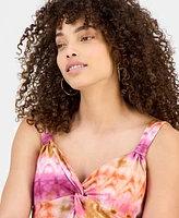 Jamie & Layla Petite Repeat Knot Strap Maxi Dress