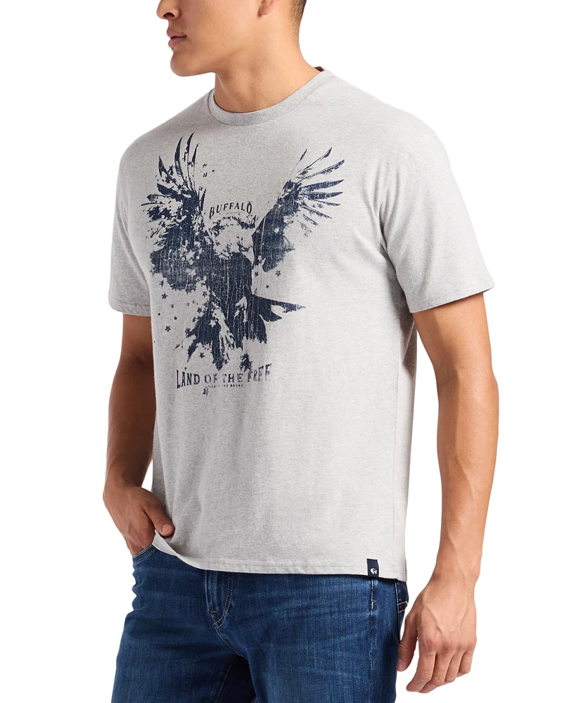 Men's Teagle Short Sleeve Eagle Graphic Crewneck T-Shirt