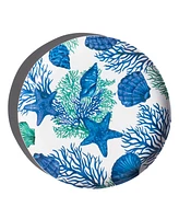 Abode Homewares Coastal Coral 6-Pc. Salad Plates, Service For 6