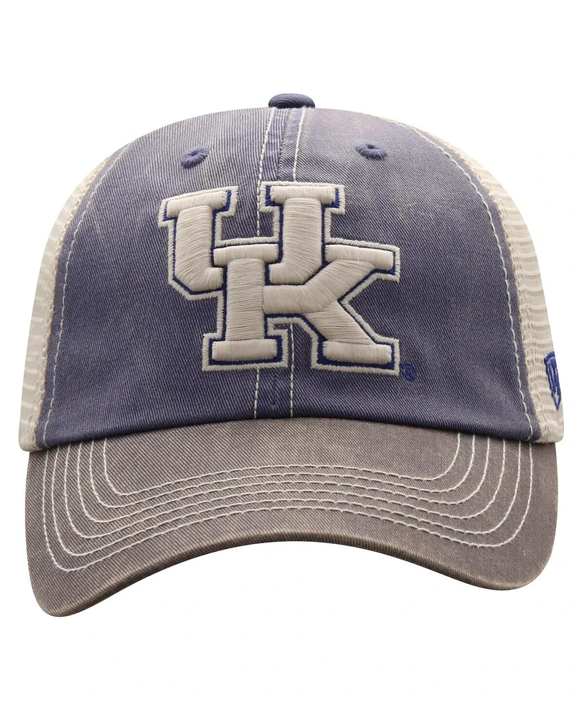 Top of the World Men's Royal/Gray Kentucky Wildcats Off Road Adjustable Trucker Hat
