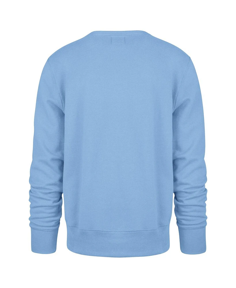 '47 Brand Men's Light Blue Chicago Cubs Letters Headline Pullover Sweatshirt