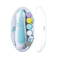 Sperric Baby Electric Nail Trimmer Kit with Light, Quiet Operation, 6 Interchangeable Heads for Gentle Precise Baby Nail Care and Polishing Baby Nail