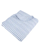 Levtex Martha Stripe Reversible Quilted Throw, 50" x 60"