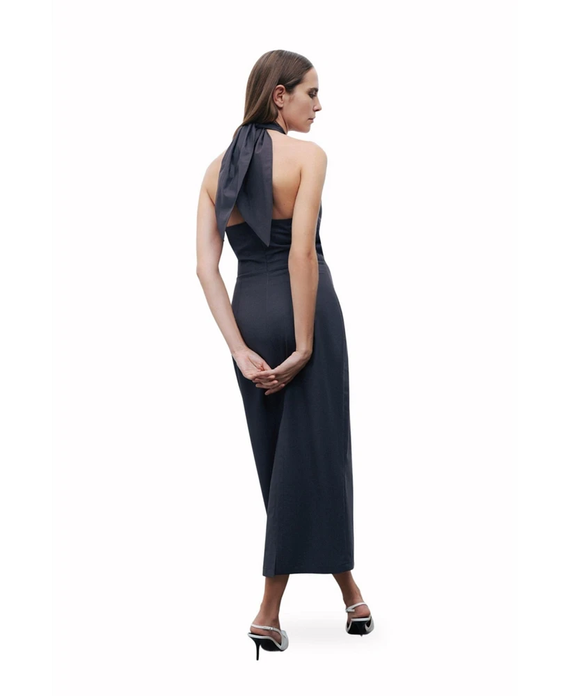 Nocturne Women's Halter Neck Midi Dress