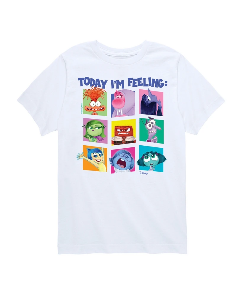 Disney Toddler Boys Inside Out 2 Today I'm feeling Graphic T-Shirt