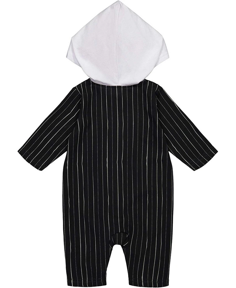 Nightmare Before Christmas Baby Boys Jack Skellington Zip Up Coverall Newborn to