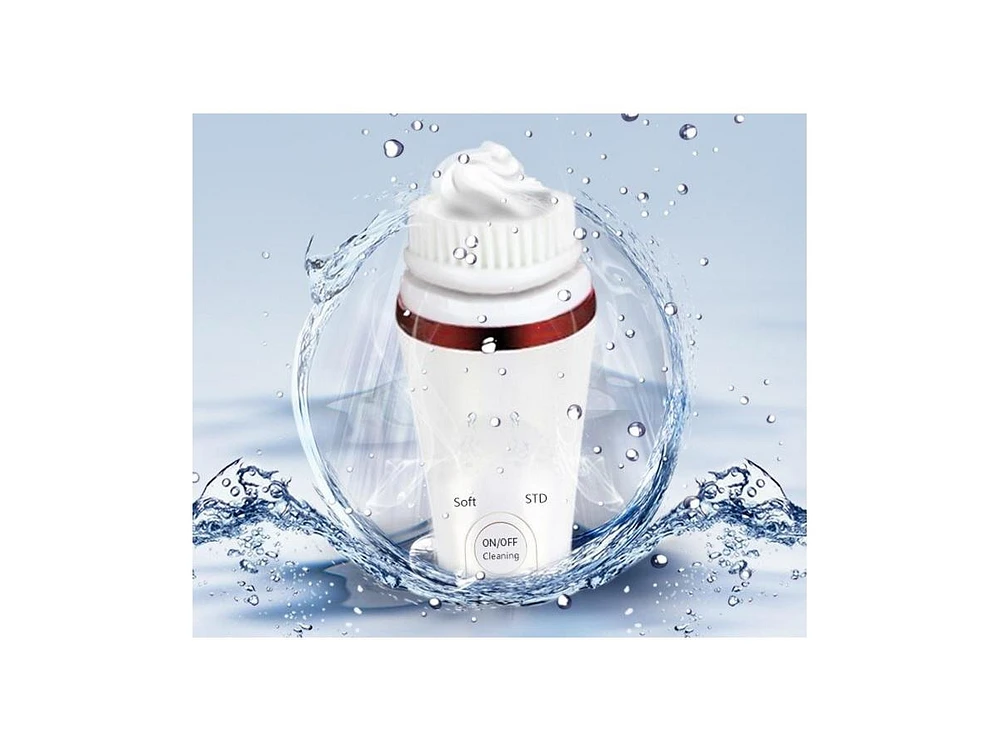Linsay Ultrasonic Facial & Body cleansing Brush with Temperature control