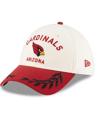 New Era Men's Cream/Cardinal Arizona Cardinals 2025 Nfl Draft 39THIRTY Flex Hat