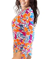Roxy Juniors' Topanga Canyon Sea Skipping Rashguard